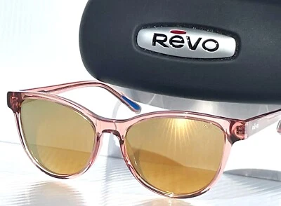 NUEVO Gafas de sol Revo DAPHNE Petite cristal malva lentes doradas polarizadas 1198ECO 10 CH Foto 1 de 4