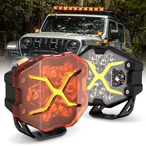 NOVSIGHT 4 Inch LED Offroad Driving Light Bright Lamp with Special X-Line Design - Picture 1 of 12