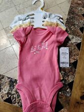Carter's 4 Pack Newborn Girls One piece New New With Tag NWT short sleeve