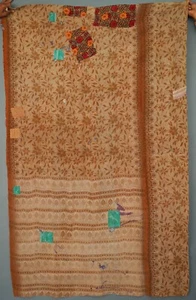 Indian Vintage Traditional Kantha Quilts, Bohemian Bedding Blankets - Picture 1 of 3