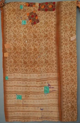 Indian Vintage Traditional Kantha Quilts, Bohemian Bedding Blankets - Image 1 of 3