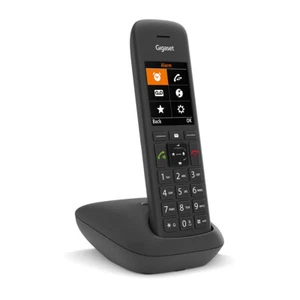 Gigaset C575 Kolorowy wyświetlacz Bezprzewodowy telefon DECT Czarny Duże cyfry Tryb jumbo - Zdjęcie 1 z 9