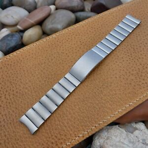 Vintage 17mm Stainless Steel Classic Bar Link Kreisler Stelux Unused Watch Band