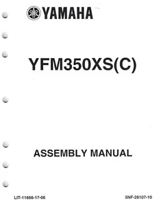 Conjunto de fábrica original de concesionario Yamaha 2004 Warrior 350 YFM350X/YFM35X - Imagen 1 de 2