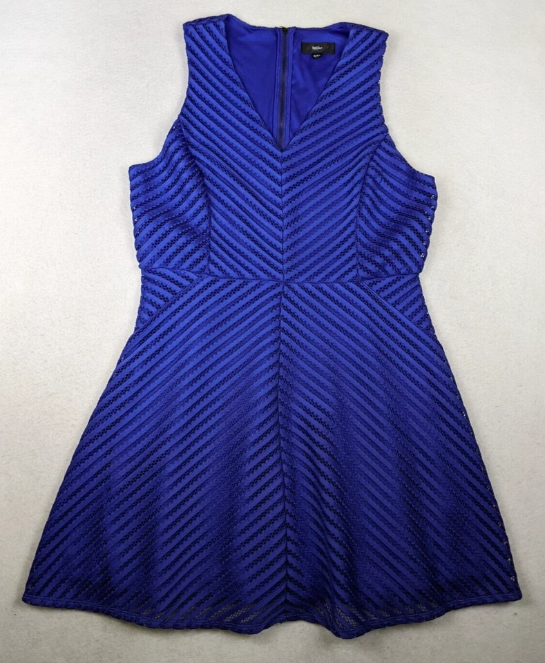 MOSSIMO Women's Dress Size XXL Purple Lace Sleeveless FIt & Flare A-Line - Image 1 of 4