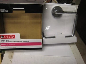 Delta 759460 Trinsic Handtuchring zur Wandmontage - polierte Chromoberfläche NEU - Bild 1 von 6