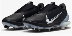 Nike Shoes Men’s Size 10 Baseball Metal Force Zoom Trout 8 Pro Black CZ5915-010 - Picture 1 of 12