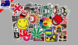 99PCS Random Pop Culture Edgy Style Vinyl Sticker Skateboard Laptop Bottle - Picture 1 of 12