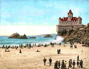 The Cliff House 1902 San Francisco Seaside Seascape Ocean Vintage Image ๐จ - Picture 1 of 1
