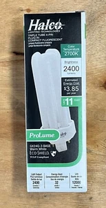 PL32/T/E/27/ECO-PRO Halco 109026 32W T4 TRIPLE TUBE GX24Q Base 4PIN PLUG IN 2700 - Picture 1 of 3