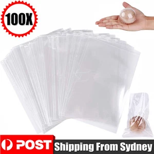 100PCS POF Heat Shrink Bags Bag Film Wrap Packaging Seal Packing Shrinkable AU - Picture 1 of 12