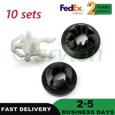 Clip de soporte de varilla de apoyo para capó de coche de 10 piezas para Honda Accord Odyssey Prelude Foto 1 de 4