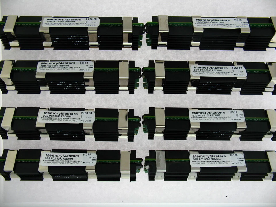 16GB 8X2GB APPLE MAC PRO 1,1 2,1 MEMORY DDR2 667MHz FULLY BUFFERED FB ECC RAM - Image 1 of 1