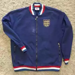 Giacca Uomo Retro Umbro Inghilterra 1966 Vincitori Coppa del Mondo - Foto 1 di 7