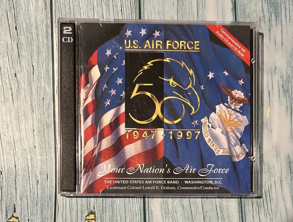 Группа ВВС США 50 1947-1997 памятный набор CD + CD ROM новый - Изображение 1 из 4