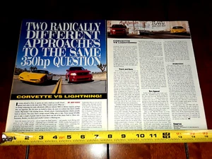 2000 FORD LIGHTNING vs. 2000 CORVETTE ORIGINAL ARTICLE - Picture 1 of 12
