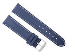 20MM SMOOTH LEATHER WATCH BAND STRAP FOR SEIKO SARB017 SSC081 SOLAR BLUE WS