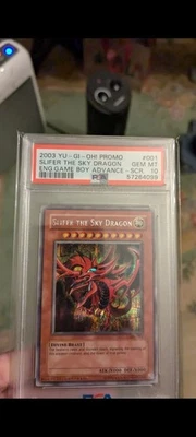 Yugioh GBI-001 2003 Slifer The Sky Dragon Secret raro Holo PSA 10 gemas #57264099 Foto 1 de 2