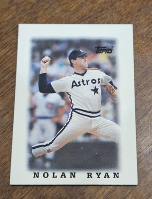 1988 Topps League Leaders Minis Nolan Ryan #50 HOF - Image 1 of 2