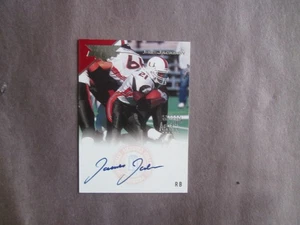 Tarjeta de fútbol americano autografiada debut Topps 2001 James Jackson University of Miami RC - Imagen 1 de 2