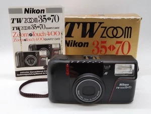 Nikon TW Zoom 35-70 35mm Film Camera Boxed & Instructions. Untested sold as seen - Picture 1 of 12
