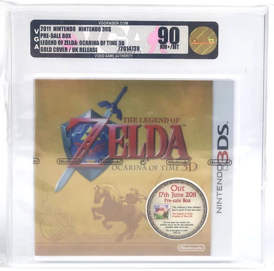 Nintendo 3DS, The Legend of Zelda: Ocarina of Time 3D PAL,Gold, VGA 90 NM+/Mint! - Image 1 of 2