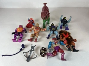 Lot Vintage he-man master of the universe action figures 1980s LOT OF 8 - Picture 1 of 8