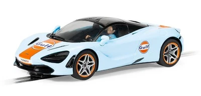 SCALEXTRIC C4394 1/32 McLaren 720S Gulf Edition Diecast Model Car - Image 1 of 4