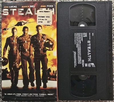STEALTH (vhs) Josh Lucas, Jessica Biel, Jamie Foxx, Sam Shepard. VG. Rare Action - Image 1 of 2