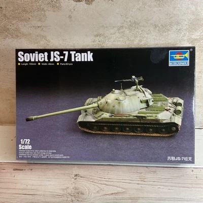 Trumpeter SOVIET JS-7 TANK, #07136, 1:72 Scale - Image 1 of 3