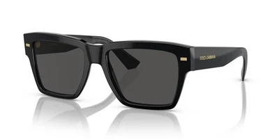 Gafas de sol Dolce & Gabbana para hombre DG4431 501/87 55 mm negras - lentes gris oscuro - NUEVAS Foto 1 de 4