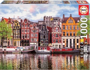 NUEVO Rompecabezas Educa 1000 Piezas 14+ Edades Casas Bailandoras en Amsterdam - Imagen 1 de 2
