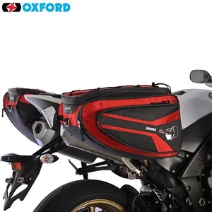 Oxford P50R Motorcycle Bike Lifetime Panniers Motorbike Luggage Red OL316 - Picture 1 of 4