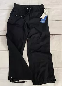 Ralph Lauren LRL Active pantalone capri nero petite taglia 4P donna elastico in vita - Foto 1 di 9