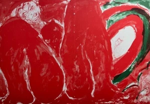 EDOUARD PIGNON FRENCH ORIGINAL LITHOGRAPH "UNTITLED" 1986 - Imagen 1 de 5