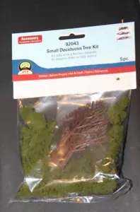 JTT Scenery Products #92043 SMALL DECIDUIUS TREE Five Trees HO Scale or N Scale - Picture 1 of 1