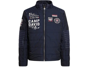 Camp David Herren Winterjacke Übergangsjacke Steppjacke Biker Look Gr. XL Blau - Bild 1 von 6