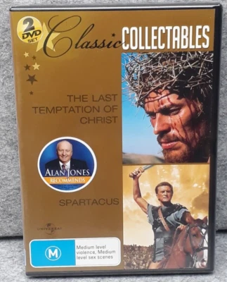 NEW: SPARTACUS - LAST TEMPTATION OF CHRIST | DVD Movies Region 4 PAL Free Post - Image 1 of 2