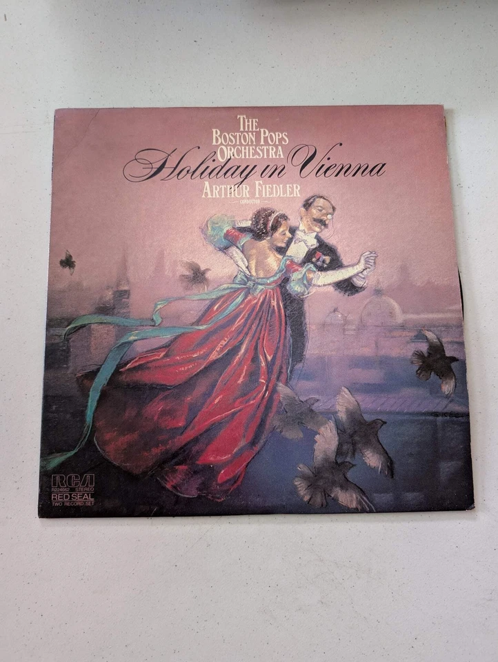 Album Holiday in Vienna The Boston Pops Orchestra Arthur Fiedler - 2 LP VTG(Vint Foto 1 de 1