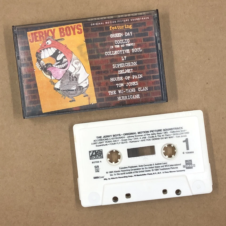 JERKY BOYS Cassette Tape 90s Soundtrack GREEN DAY WU TANG CLAN GREEN DAY HELMET Foto 1 de 4