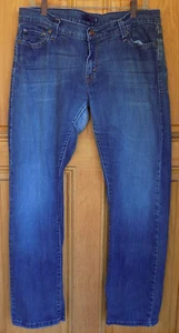Levi's 504 Damen Größe 15M Tilted Distressed Blau Jeans - Bild 1 von 7