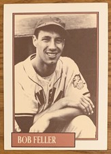 BOB FELLER, 1991 "HOMERS CLASSICS" CARD IN EXCELLENT CONDITION