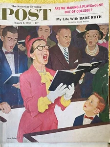 1959 March 7 The Saturday Evening Post Vintage Magazine Ads Richard Sargent VGC - Picture 1 of 3