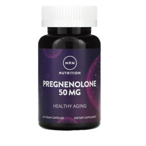 PREGNENOLONA - Fuerza total 50 mg 60capsulas  MRM  Envio urgente gratis