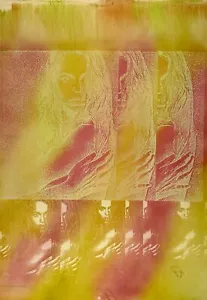 FREMEZ Original 1990 Unique Pop Art Cyanotype signed Jose Gomez Fresquet Cuban - Bild 1 von 1