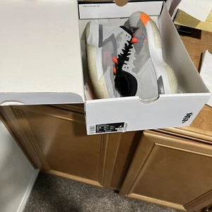 Jordan Zion 1 Basketball Shoes Light Smoke Grey/Orange DA3130-008 Men Size 9.5 - Picture 1 of 6