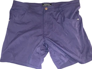 LEVINAS Golf shorts, Men’s Authentic, Size 36, Navy Blue, PERFORMANCE COLLECTION - Picture 1 of 11