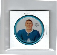 1962-63 Shirriff Coins #5 Carl Brewer