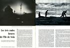 Coupure de presse Clipping 1954 Les tr&#232;s rudes heures de l Ile de Sein (8 pages)