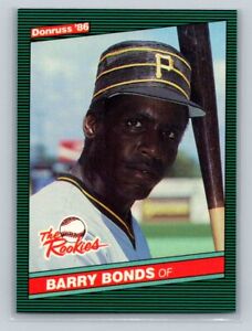1986 Donruss The Rookies #11 Barry Bonds Excellent